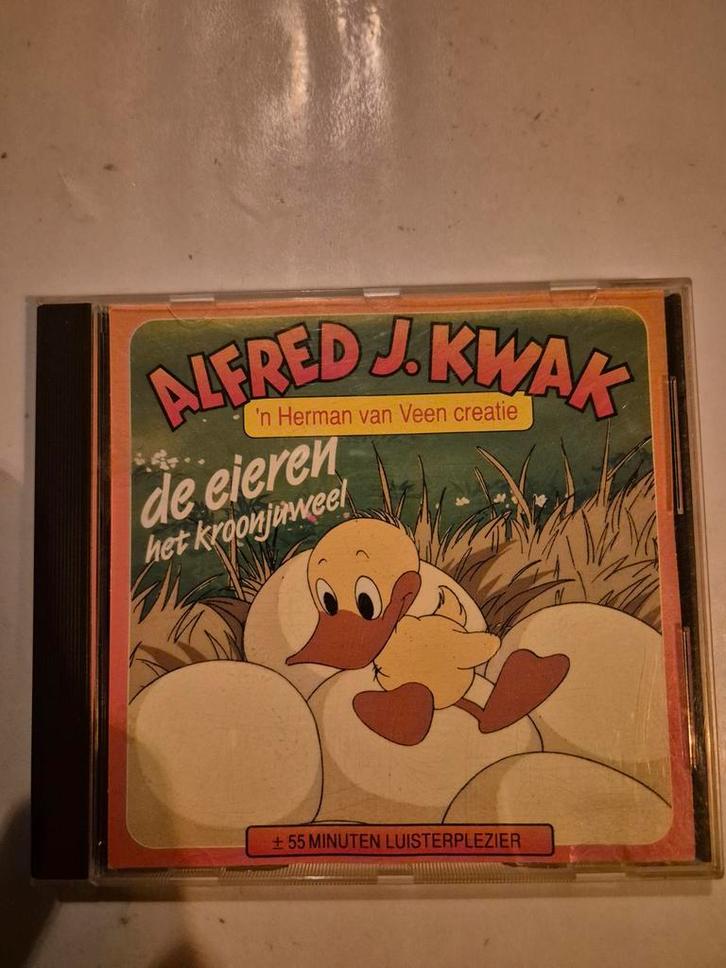 Herman van Veen - Alfred J Kwak, de eieren het kroonjuweel., Cd's en Dvd's, Cd's | Kinderen en Jeugd, Gebruikt, Ophalen of Verzenden