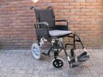 Elite inklapbare rolstoel zitbreedte45cm achter luchtbandjes, Ophalen of Verzenden, Inklapbaar, Zo goed als nieuw, Duwrolstoel
