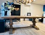 Kloostertafel Massief hout afm: 2.18 x1.04 m, Huis en Inrichting, Tafels | Eettafels, Ophalen, 200 cm of meer, 50 tot 100 cm, Zo goed als nieuw