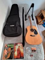 Gitaar beginnersset – akoestische gitaar, Ophalen, Zo goed als nieuw, Western- of Steelstringgitaar, Met koffer