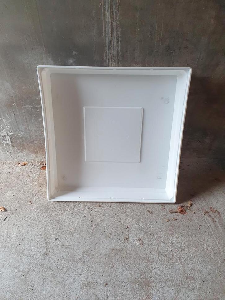 Lekbak Wasmachine - Kunststof, Tuin en Terras, Bloembakken en Plantenbakken, Gebruikt, Kunststof, Binnen, Balkon, Tuin, Minder dan 30 cm