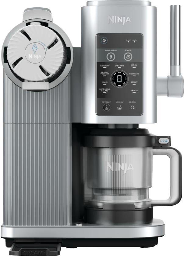 Ninja Creami Spin NC701BU – Nieuwstaat + factuur + garantie, Witgoed en Apparatuur, IJsmachines, Zo goed als nieuw, Zelfvriezend