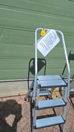 3 x  Aluminium Ladder Trap trappen Bordestrap 6 treden, Doe-het-zelf en Verbouw, Ladders en Trappen, Ophalen, Gebruikt, Trap, Opvouwbaar of Inschuifbaar
