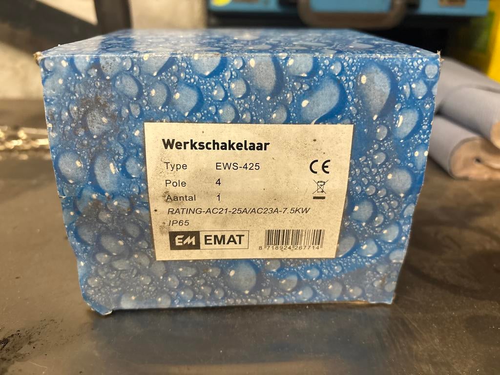 Werkschakelaar EMAT EWS-425, Hobby en Vrije tijd, Elektronica-componenten, Ophalen