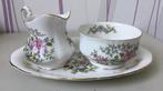 Suiker- en melksetje met serveerschaaltje China Mandarin, Overige typen, Ophalen of Verzenden, Zo goed als nieuw, Overige stijlen