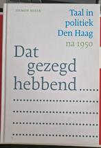 Taal in politiek Den Haag - Siemon Reker, Gelezen, Ophalen of Verzenden, Politiek en Staatkunde, Nederland