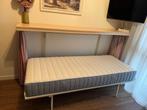 Opklapbed 1 persoons + nieuw matras, Ophalen, Verstelbaar, 90 cm, Eenpersoons