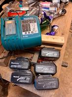 Te koop makita accu.s plus lader, Ophalen of Verzenden, Gebruikt