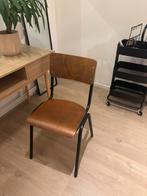 Houten stoel - Vintage look, Huis en Inrichting, Stoelen, Ophalen, Gebruikt, Bruin, Eén