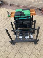 Te Koop SENSAS Vis kist 36 mm poten in prima staat, Watersport en Boten, Ophalen, Gebruikt, Overige typen