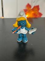Schleich 20140 secretaresse Smurfin 1981, Ophalen of Verzenden, Gebruikt, Smurfin, Poppetje, Figuurtje of Knuffel