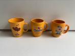 3 Chocomel bekers, Huis en Inrichting, Keuken | Servies, Ophalen of Verzenden, Zo goed als nieuw, Overige stijlen, Kop(pen) en/of Schotel(s)