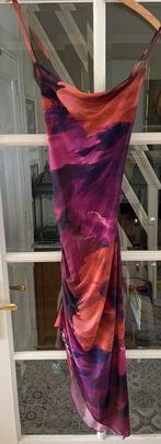 🌺Zomer jurk met onderjurk/stretch mooie kleuren!, Maat 38/40 (M), Paars, Ophalen of Verzenden, Zo goed als nieuw