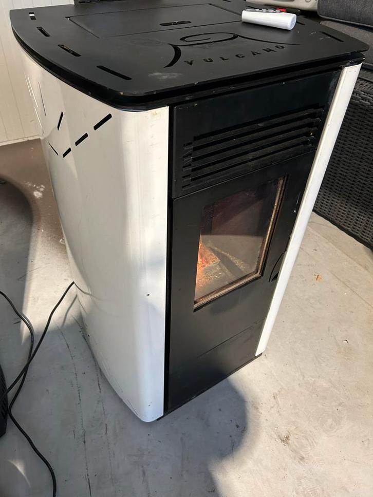 Vulcan Pelletkachel 9.5kW - Perfecte Staat!, Huis en Inrichting, Kachels, Zo goed als nieuw, Vrijstaand, Pelletkachel, Hout, Ophalen of Verzenden