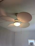 Plafondventilator met Lamp - Koel en Verlicht!, Huis en Inrichting, Lampen | Hanglampen, Ophalen, Gebruikt, Metaal