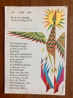 Bevrijdingskaart. 15 jaar Bevrijding 1960, Verzamelen, Ophalen of Verzenden, Gebruikt, Nederland, Kaart, Foto of Prent