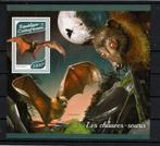 C.AFRIKA 2017 PF BLOK VLEERMUIZEN BATS ZOOGDIEREN WILDLIFE 2, Ophalen of Verzenden, Postfris, Dier of Natuur