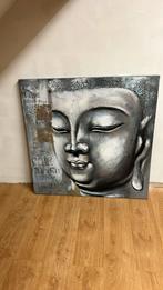 Boeddha Schilderij op Canvas 1m * 1m, Ophalen, Zo goed als nieuw