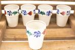 5 Boch Boerenbont Melkbekers 38949, Huis en Inrichting, Keuken | Servies, Gebruikt, Overige typen, Ophalen of Verzenden, Aardewerk