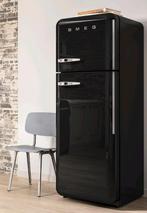 Smeg Koelkast - Retro Design, zwart, Ophalen, 200 liter of meer, 60 cm of meer, 160 cm of meer