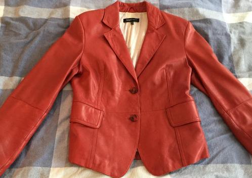 Arma leren jas rood maat 36, Kleding | Dames, Jasjes, Kostuums en Pakken, Gedragen, Jasje, Maat 36 (S), Rood, Ophalen of Verzenden