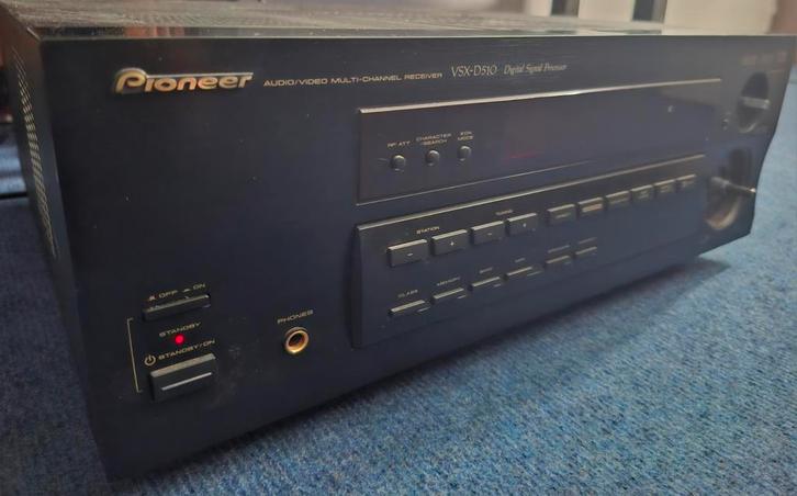 Pioneer VSX-D510 Receiver met Afstandsbediening, Audio, Tv en Foto, Versterkers en Receivers, Gebruikt, 5.1, 60 tot 120 watt, Pioneer