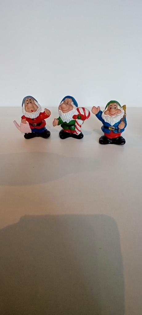 Drie Sneeuwwitje Dwergen Figuren, Verzamelen, Poppetjes en Figuurtjes, Gebruikt, Ophalen of Verzenden