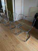 Gastone Rinaldi Stoelen - Set van 4, Gebruikt, Zwart, Ophalen of Verzenden, Vier