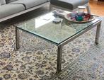 Metaform salontafel van RVS, Huis en Inrichting, Tafels | Salontafels, Ophalen, Gebruikt, 50 tot 100 cm, 50 tot 100 cm