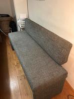 Eetkamerbank antraciet, Ophalen, Gebruikt, Driepersoons, Stof