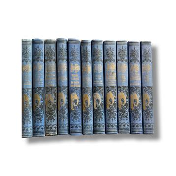 Jules verne blauwe bandjes serie boeken 11 stuks beschikbaar voor biedingen