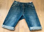 Stoere denim short korte spijkerbroek G Star S 28 blauw, Kleding | Heren, Spijkerbroeken en Jeans, Ophalen of Verzenden, Zo goed als nieuw