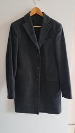 Mango wollen mantel, Blauw, Ophalen of Verzenden, Zo goed als nieuw, Mango
