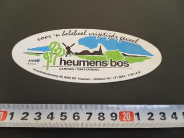 sticker Heumen Camping Caravanning Heumens Bos   ANWB * beschikbaar voor biedingen