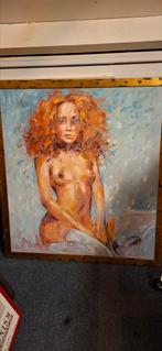 schilderij vrouw, Ophalen