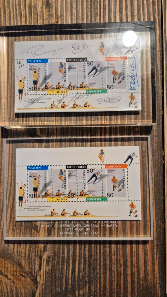 Postzegels van de Olympische winterspelen 1992, Postzegels en Munten, Postzegels | Nederlandse Antillen en Aruba, Ophalen of Verzenden