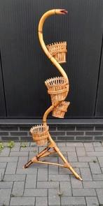 Vintage rotan plantenstandaard, Ophalen