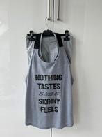 Victoria’s Secret legging set maat S, Kleding | Dames, Tops, Zo goed als nieuw, Zonder mouw, Grijs, Ophalen