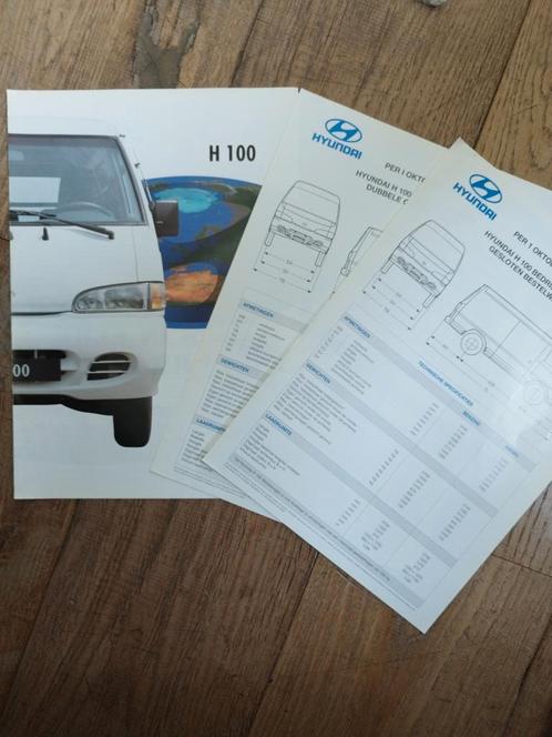 Hyundai H 100 brochure 1996, Boeken, Auto's | Folders en Tijdschriften, Zo goed als nieuw, Overige merken, Ophalen of Verzenden
