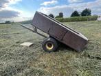 Te koop kleine kiepkar voor achter een grasmachine, Tuin en Terras, Grasmaaiers, Cirkelmaaier, Ophalen of Verzenden