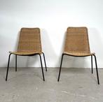 Set van 2 basket stoelen, Gian Franco Legler, Gebruikt, Twee, Overige kleuren, Vintage