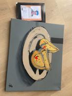 Schilderij CM Leushuis, Antiek en Kunst, Ophalen of Verzenden