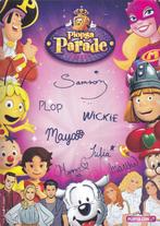 handtekeningenkaart Plopsa parade Studio 100, oa. K3, Ophalen of Verzenden, Zo goed als nieuw, Foto of Kaart, Gesigneerd