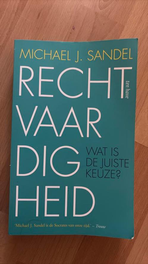 Michael J. Sandel - Rechtvaardigheid, Boeken, Filosofie, Zo goed als nieuw, Ophalen of Verzenden