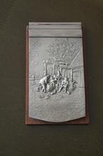 Notitieblok houder met Verzilverd Oud Hollands Decor, Ophalen of Verzenden