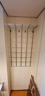 Vintage wandgaderobe / kapstok aluminium, jaren '60, Overige materialen, Gebruikt, 100 tot 150 cm, Onbekend