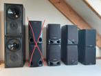 Boxen,  speakers, luidsprekers., Ophalen, Zo goed als nieuw, Front, Rear of Stereo speakers, Overige merken