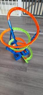 Hotwheels autos en banen, Ophalen, Racebaan, Zo goed als nieuw, Hot Wheels