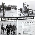 2 vintage reclames Duitse leger 1977-85 Bundeswehr luchtmach, Verzenden, Landmacht, Duitsland