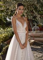 Trouwjurk blush maat 40 bohemian, Ophalen of Verzenden, Zo goed als nieuw, Wit, Trouwjurk